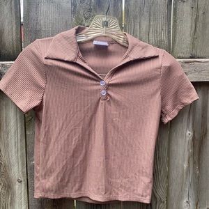 Livi ribbed crop top sz. S